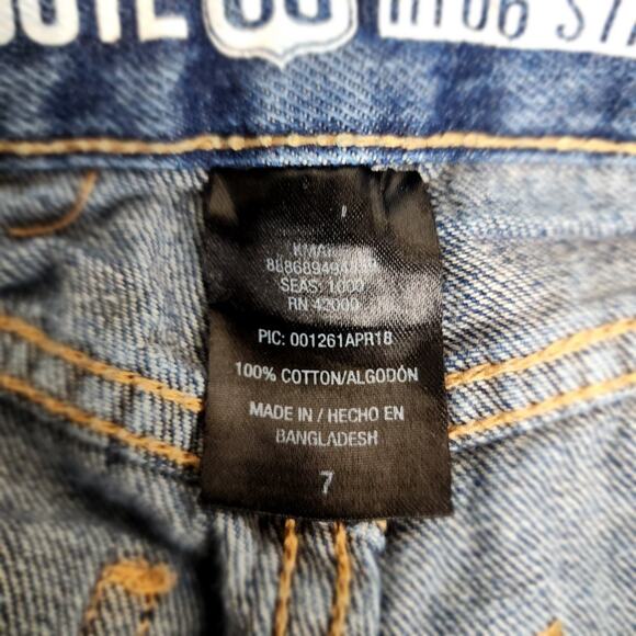 Route 66 Straight Leg Denim 5 Pocket Jeans w/ Elastic Waist Boy's Size 7 - Picture 10 of 10